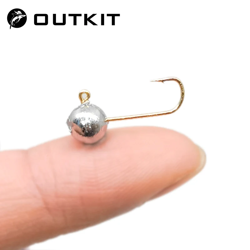 Fishing Hook Offset - OUTKIT 10pcs 미니 지그 헤드 후크
