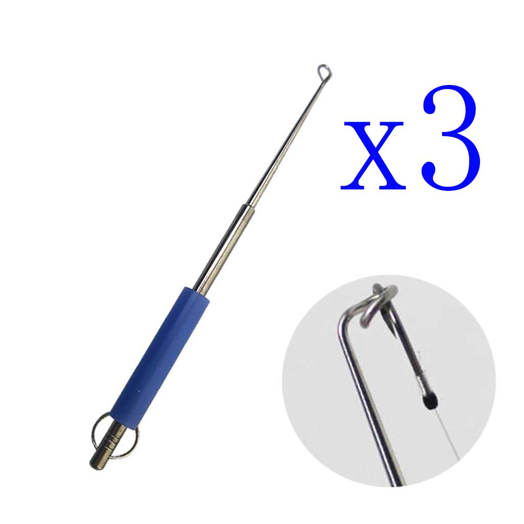 Fishing Hook Sharpener - 3팩 스테인리스 스틸 낚시 바늘 제거기