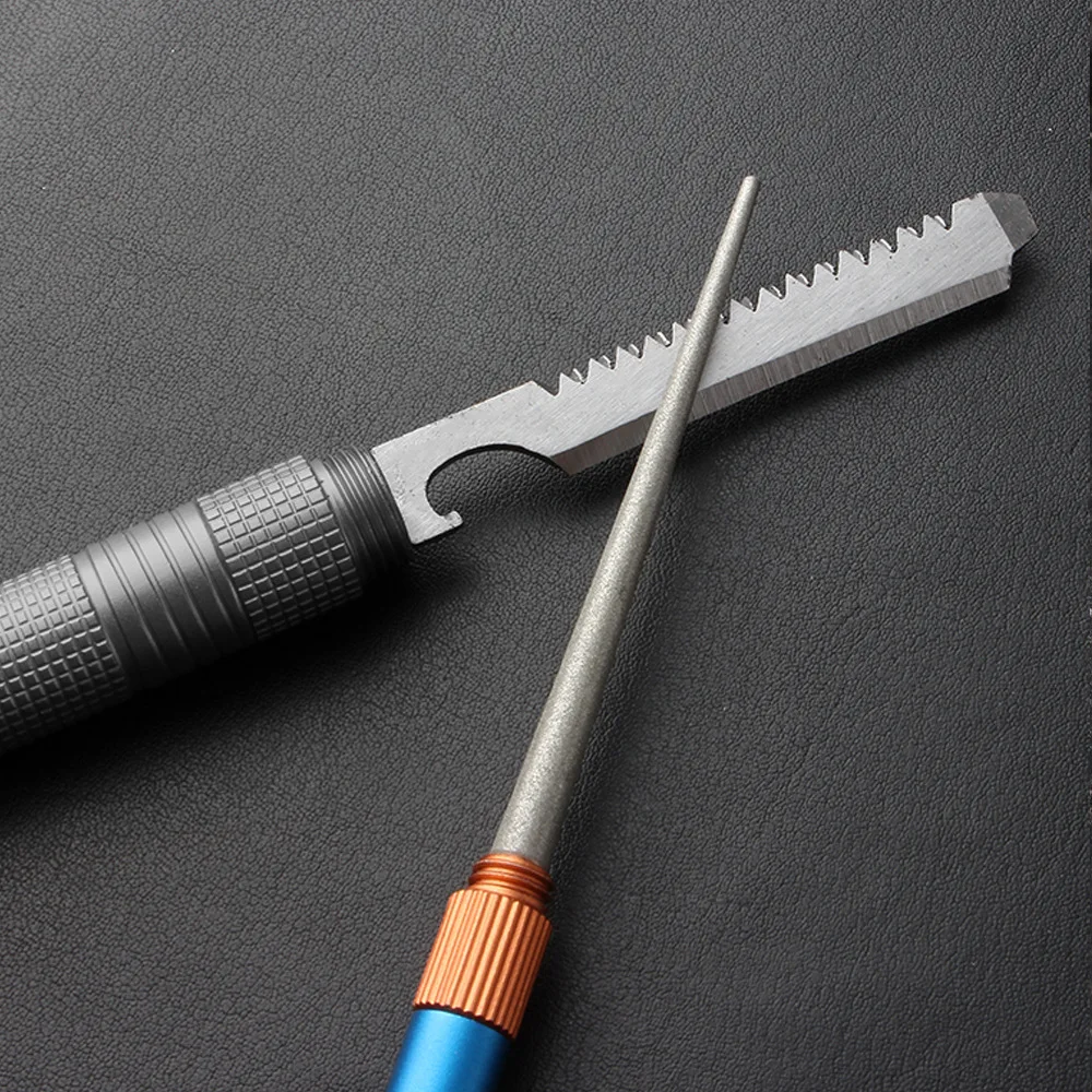 Fishing Hook Stainless Steel - 야외 매트 미니 EDC 나이프 샤프닝로드