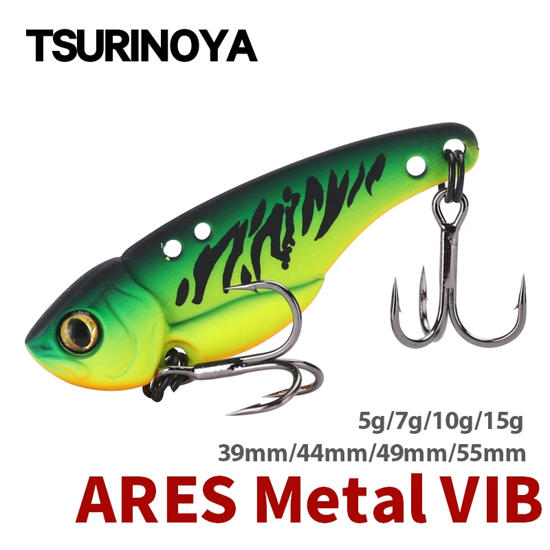 Fishing Hook Treble - TSURINOYA 낚시 하드 루어 메탈 VIB