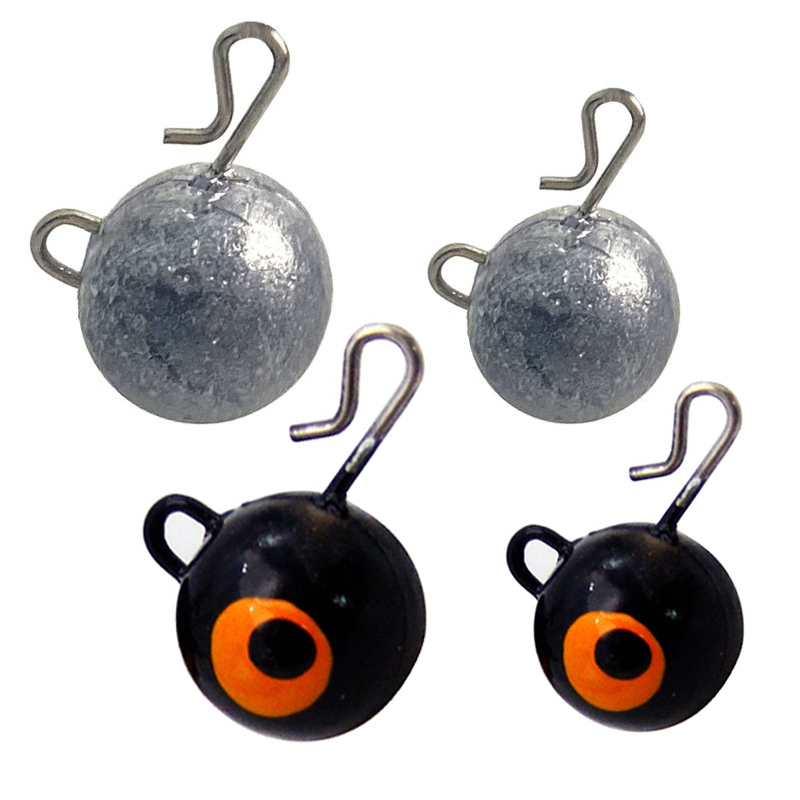 Fishing Hook Jig - 5Pcs 낚시 무게 싱커 라운드 볼