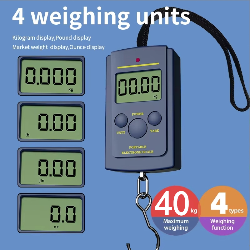 Fishing Hook - 1개 다기능 미니 40kg/10g 전자식 휴대용
