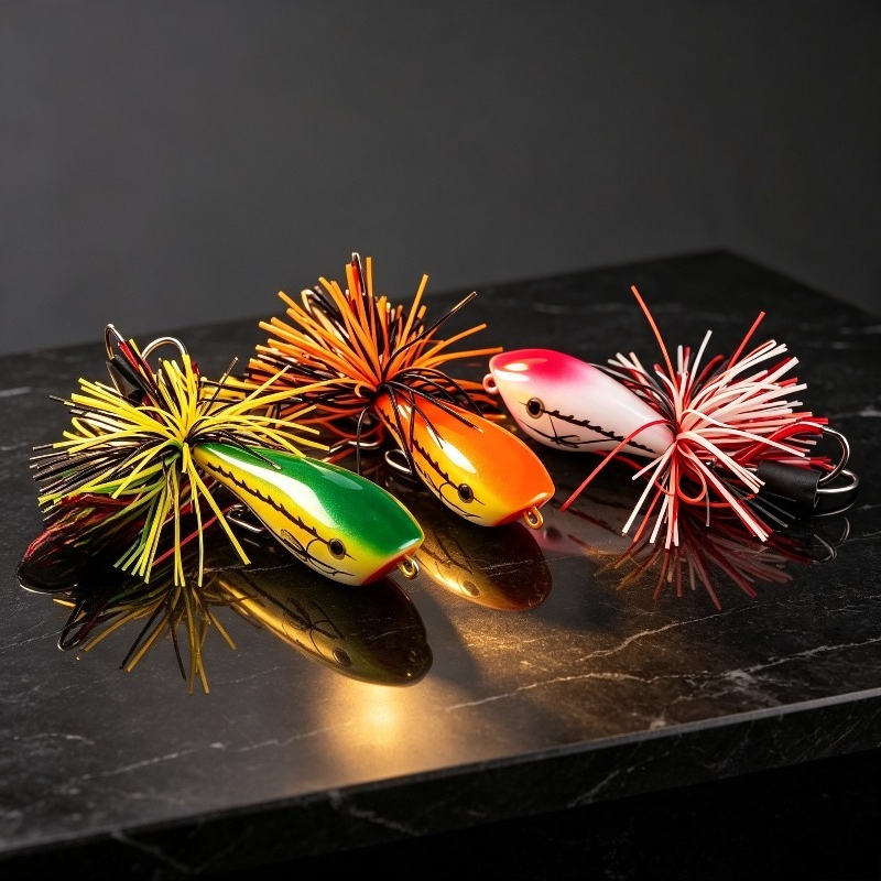 Fishing Hook Weedless - 1개/2개 태국식 ABS 하드 프로그 루어