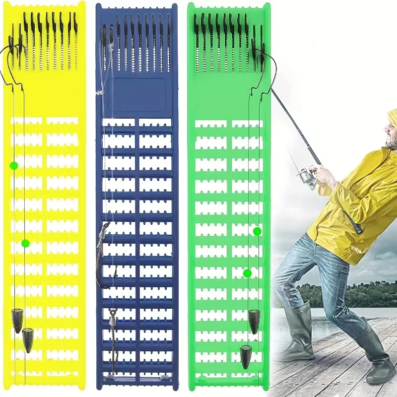 Fishing Hook Jig - YOTO 낚시 Snelled 후크 홀더 낚시