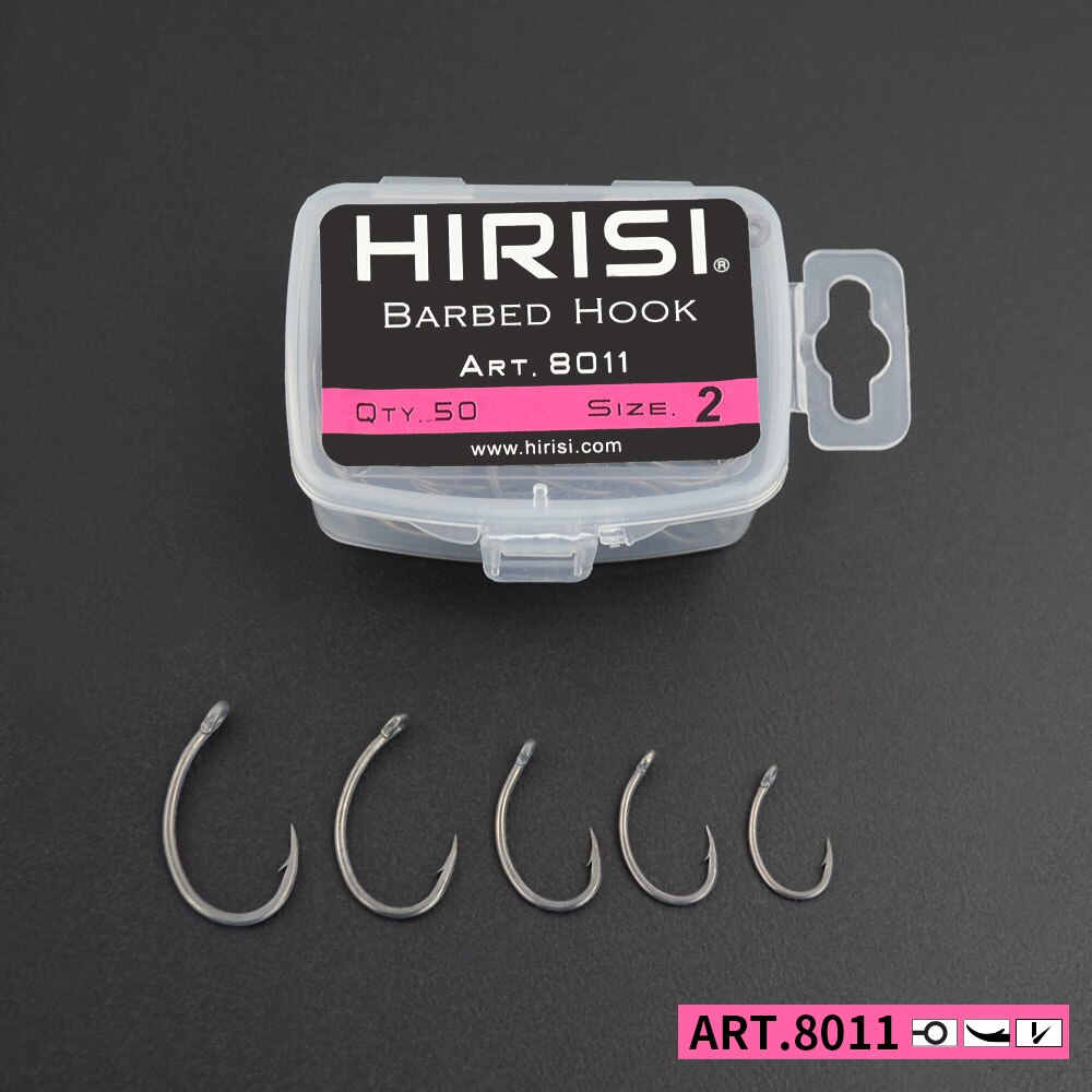 Fishing Hook Assortment - Hirisi 잉어 낚시 후크, PTFE 코팅,