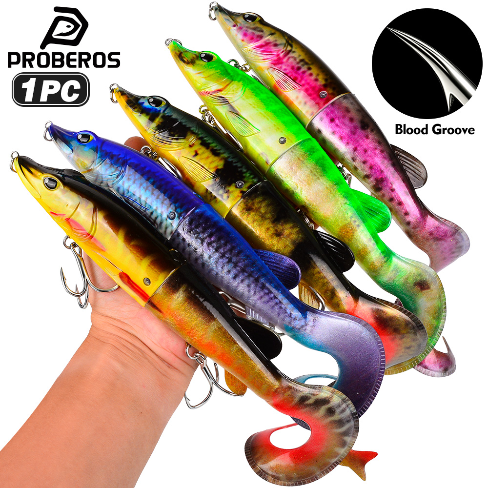 Fishing Hook Treble - 프로베로스 1피스 2단 조인트 스윔베이트 컬리