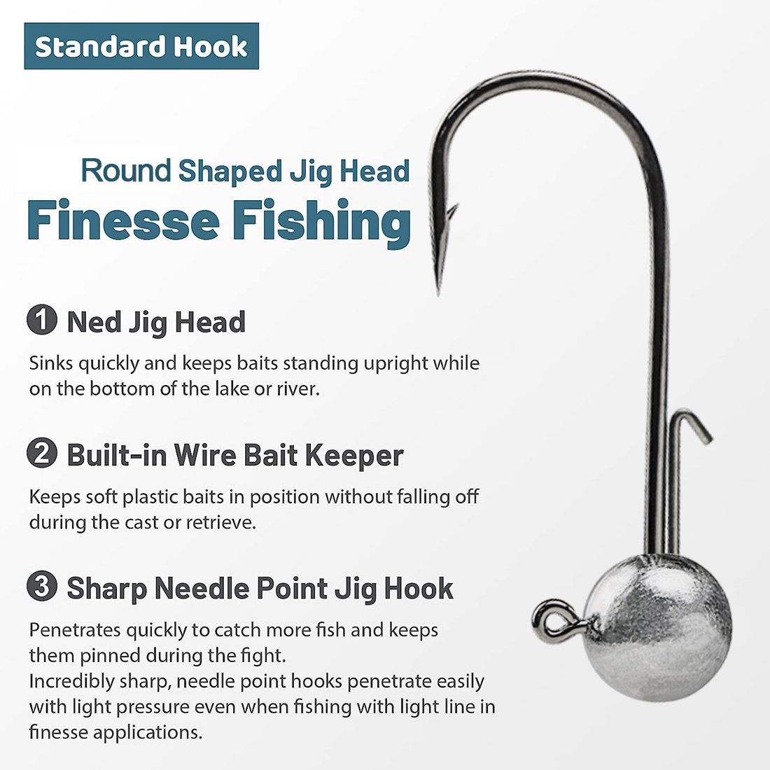 FishTrip 1~10pcs 네드 지그 헤드 낚시 후 - Fishing Hook Weedless 리뷰 및 가격