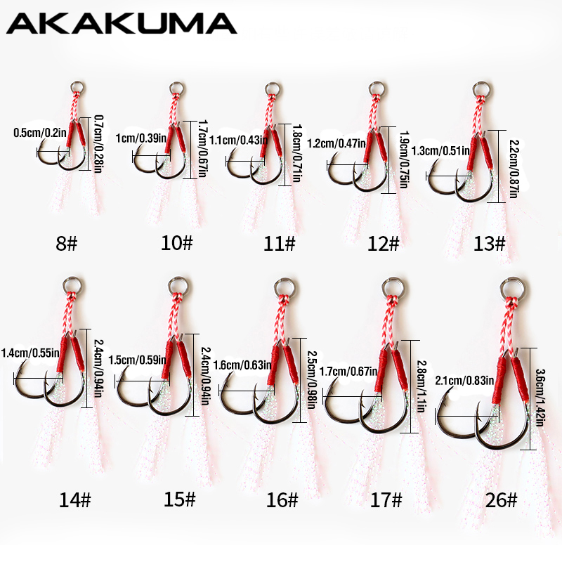 10Pcs 낚시 후크 단일 후크 보조 후크 더블 후크  - Fishing Hook Assortment 리뷰 및 가격