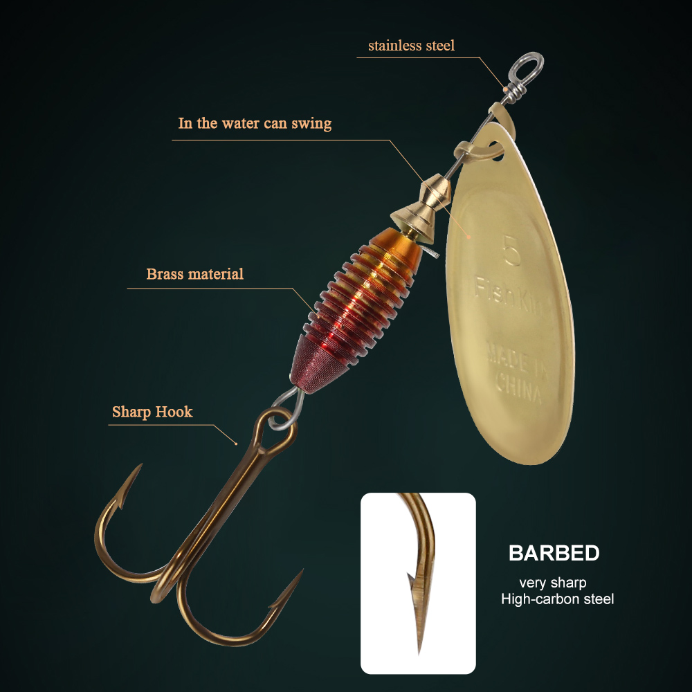 금속 낚시 루어 4g 4.8g 7g 10g 14g 스피 - Fishing Hook Treble 리뷰 및 가격
