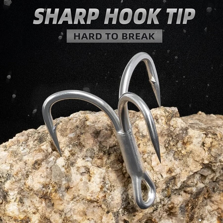 낚시 트레블 후크 높은 탄소강 4X 미끼 미끼 낚시를위 - Fishing Hook Offset 리뷰 및 가격