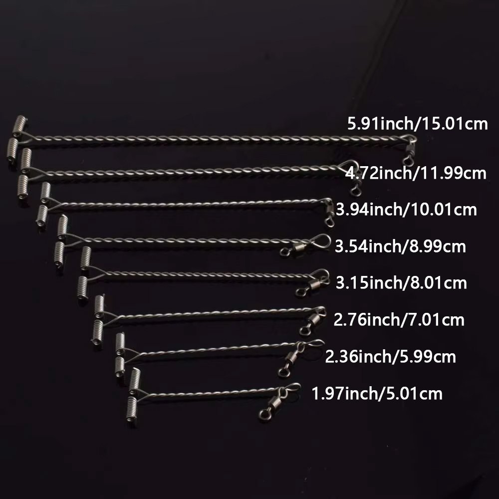 100개 밸런스 훅 암, 트래킹 리드 암 커넥터, 회전 - Fishing Hook Stainless Steel 리뷰 및 가격
