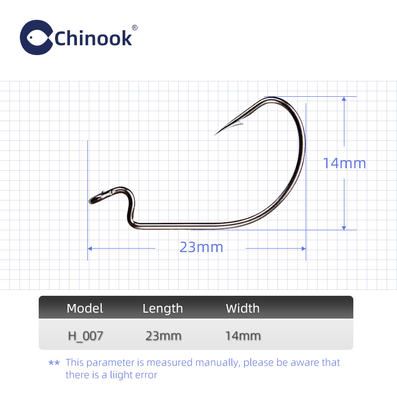 치누크 20개입 와이드 웜 텍산 훅 카본 오프셋 피쉬훅 - Fishing Hook Offset 리뷰 및 가격