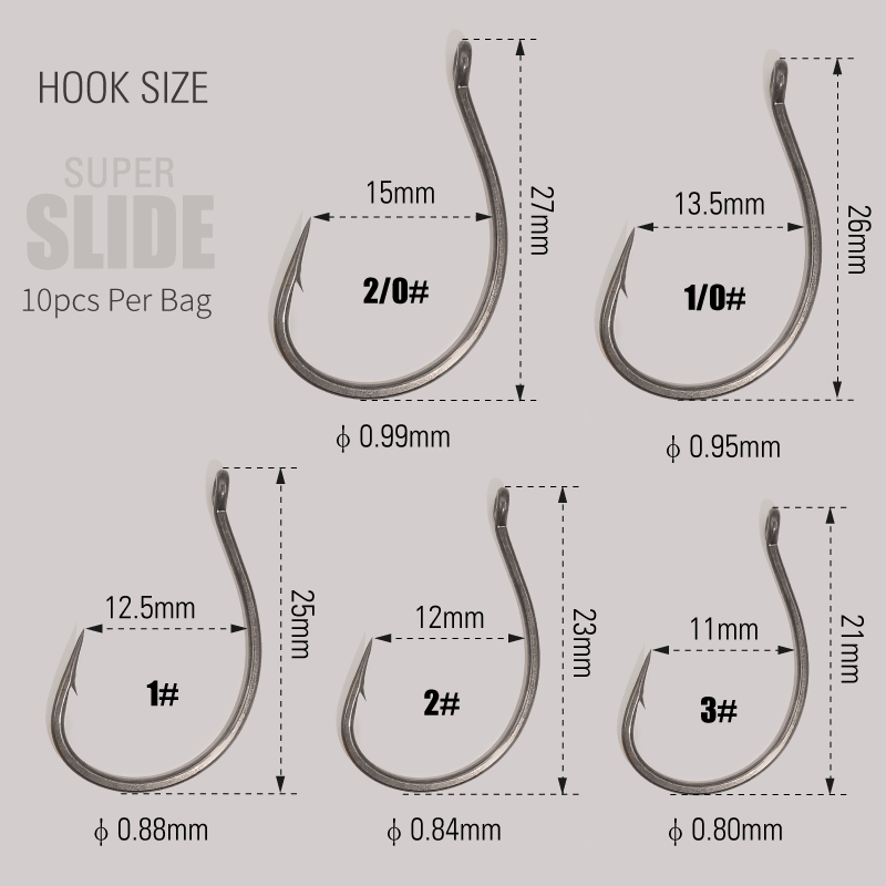 LUREHOLIC PTFE 슈퍼 슬라이드 드롭 샷용 엉 - Fishing Hook Circle 리뷰 및 가격