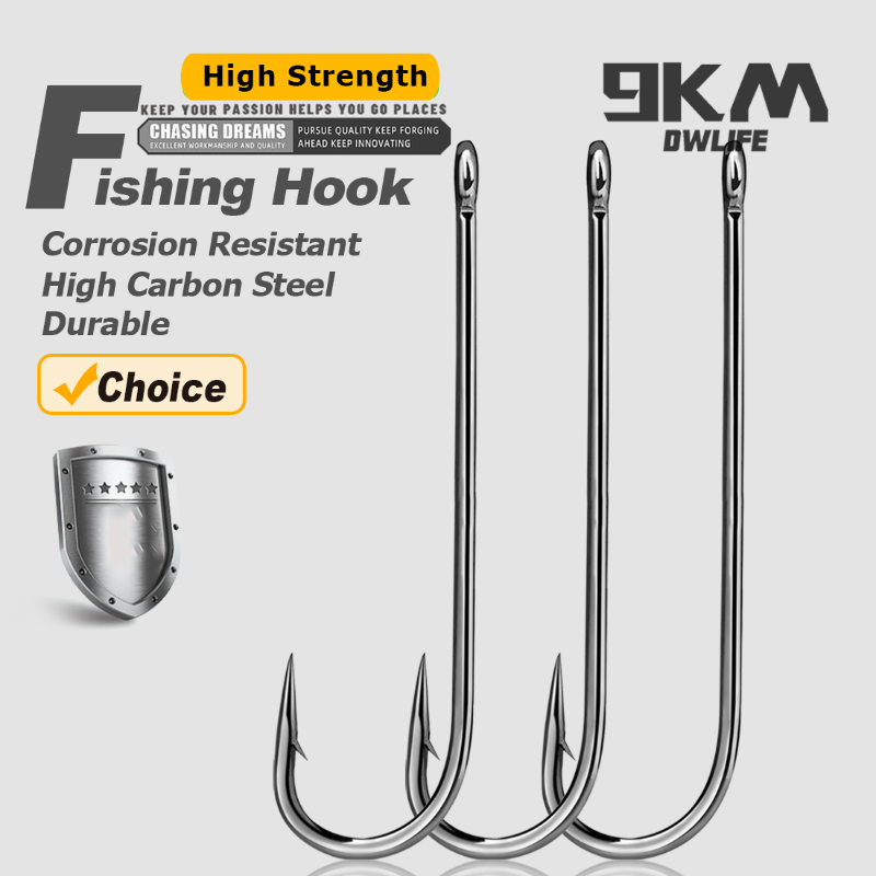 낚시 바늘 롱 샹크 훅 바브드 애버딘 훅 고탄소강 잉어 - Fishing Hook Offset 리뷰 및 가격