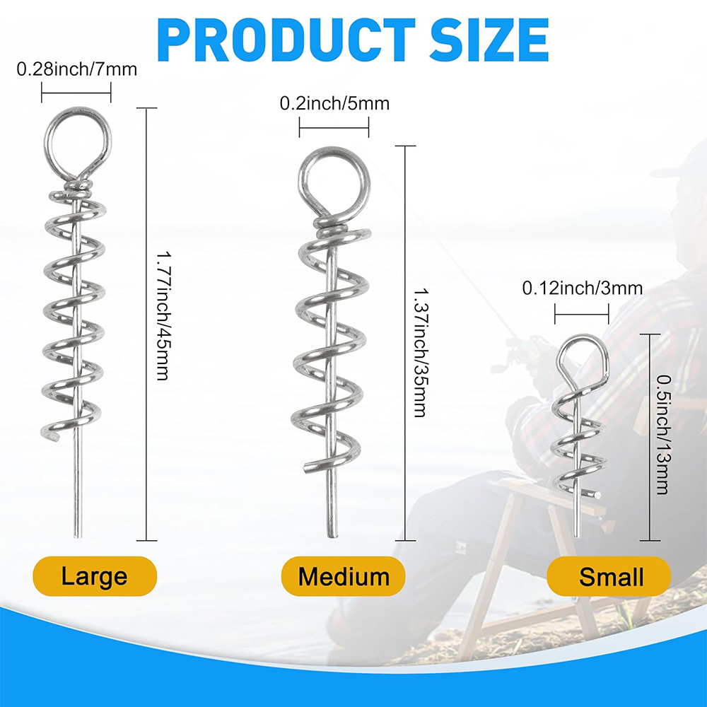 50Pcs 스프링 트위스트 잠금 낚시 크랭크 후크 센터 - Fishing Hook Box 리뷰 및 가격