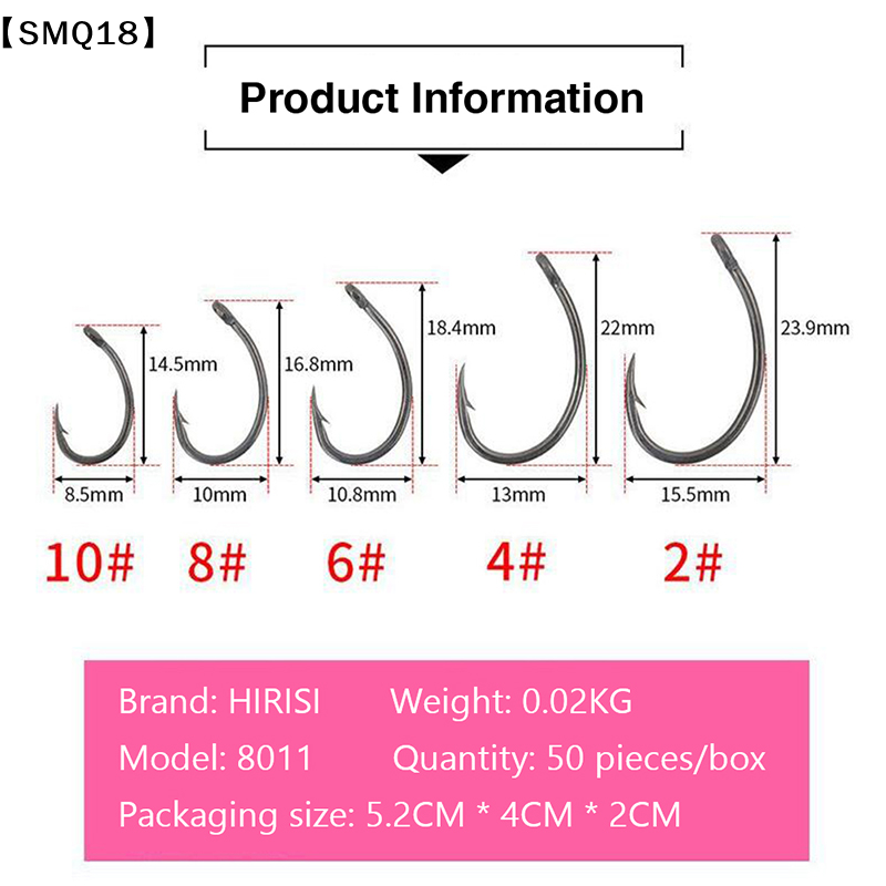 히리시 50개입 박스형 바늘형 낚시바늘 여러 종류의 바 - Fishing Hook Box 리뷰 및 가격