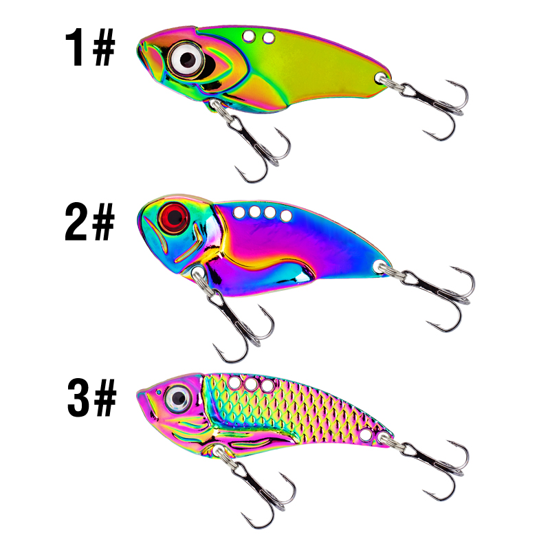 3개입 메탈 컬러풀 VIB 루어 5g 7g 10g 15 - Fishing Hook Treble 리뷰 및 가격