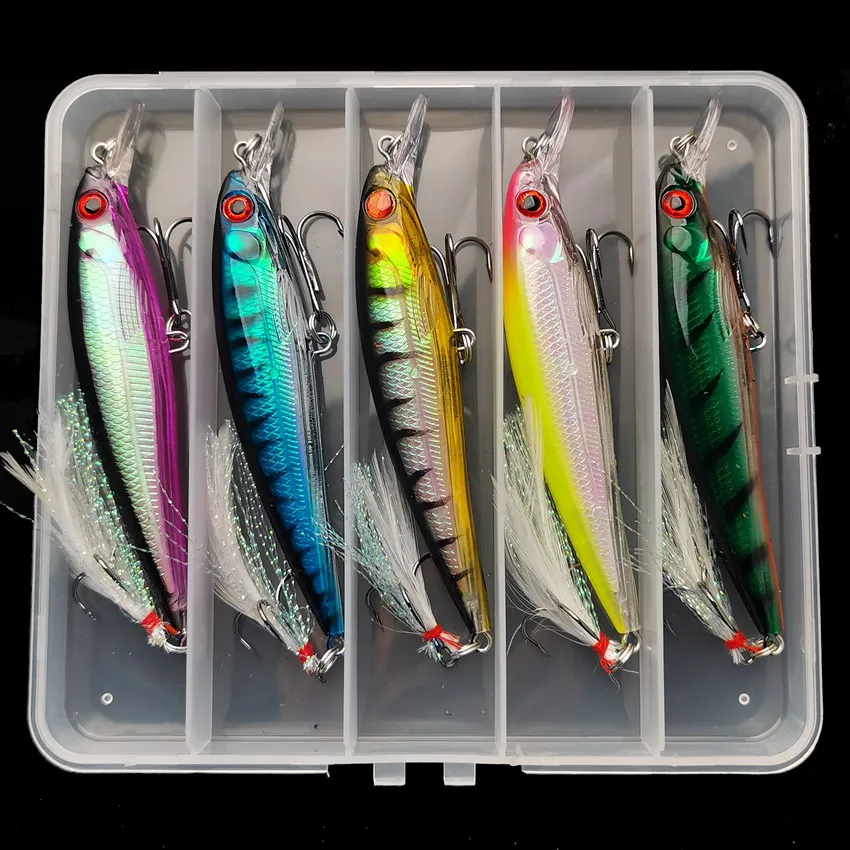 레이저 3D 눈 생체 공학 미노우 낚시 루어, 최대 캐 - Fishing Hook Box 리뷰 및 가격