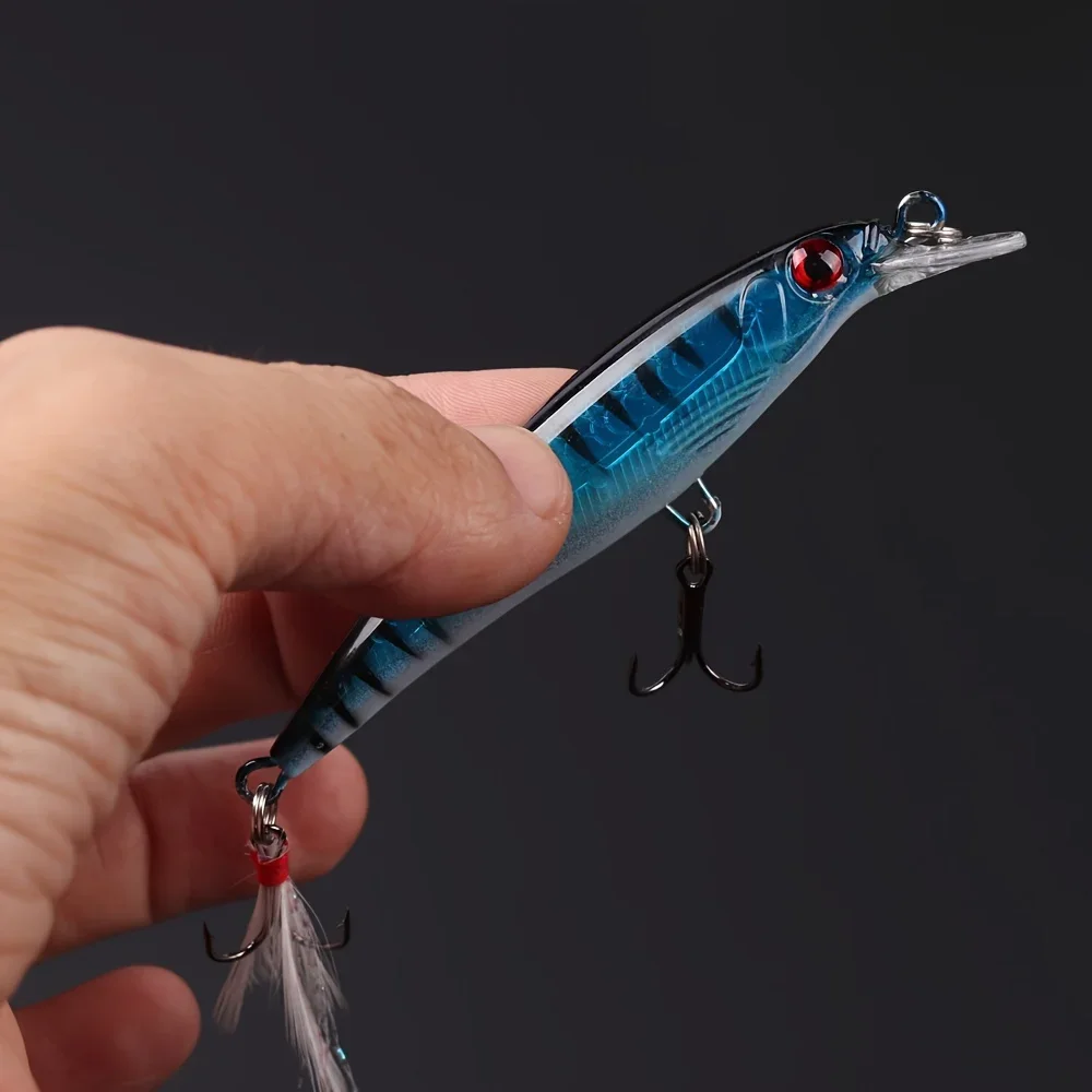 레이저 3D 눈 생체 공학 미노우 낚시 루어, 최대 캐 - Fishing Hook Box 리뷰 및 가격