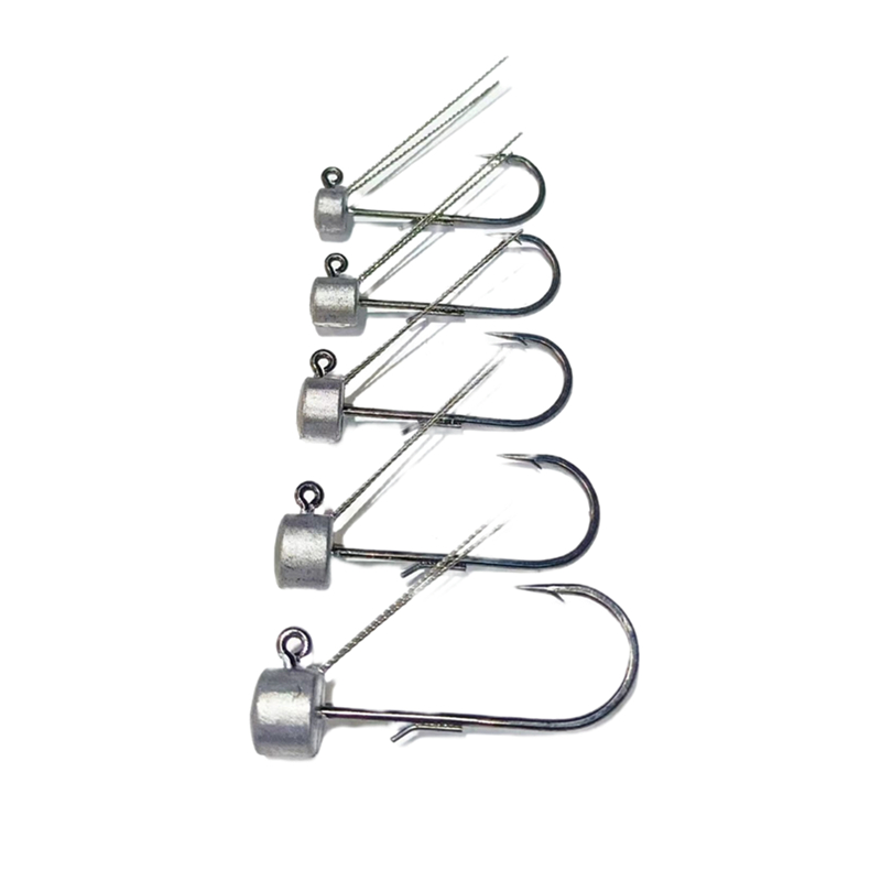 10PCS * 낚시 버섯 모양 네드 리그 리드 헤드 잡 - Fishing Hook Weedless 리뷰 및 가격