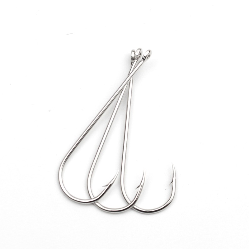 50개입 롱 샹크 바닷물용 원형 훅 – 해양 낚시용 주 - Fishing Hook Circle 리뷰 및 가격