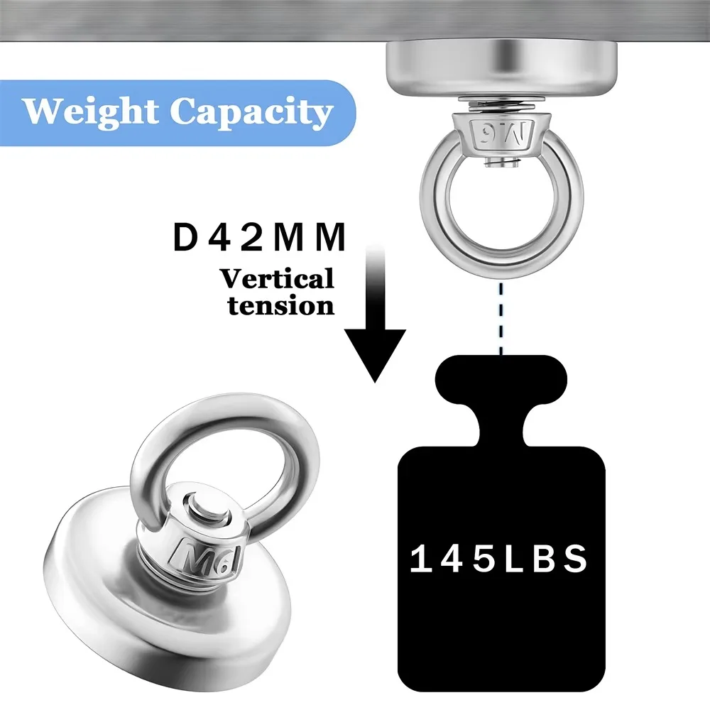 D16~D42mm 초강력 네오디뮴 낚시용 후크 N52  - Fishing Hook Stainless Steel 리뷰 및 가격