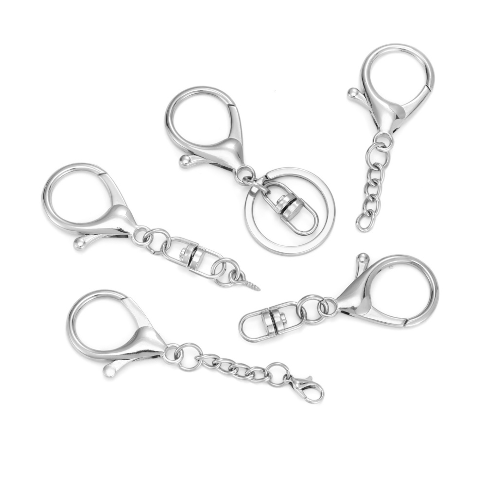 10Pcs 실버 컬러 대형 랍스터 걸쇠 합금 키체인,  - Fishing Hook Size 리뷰 및 가격